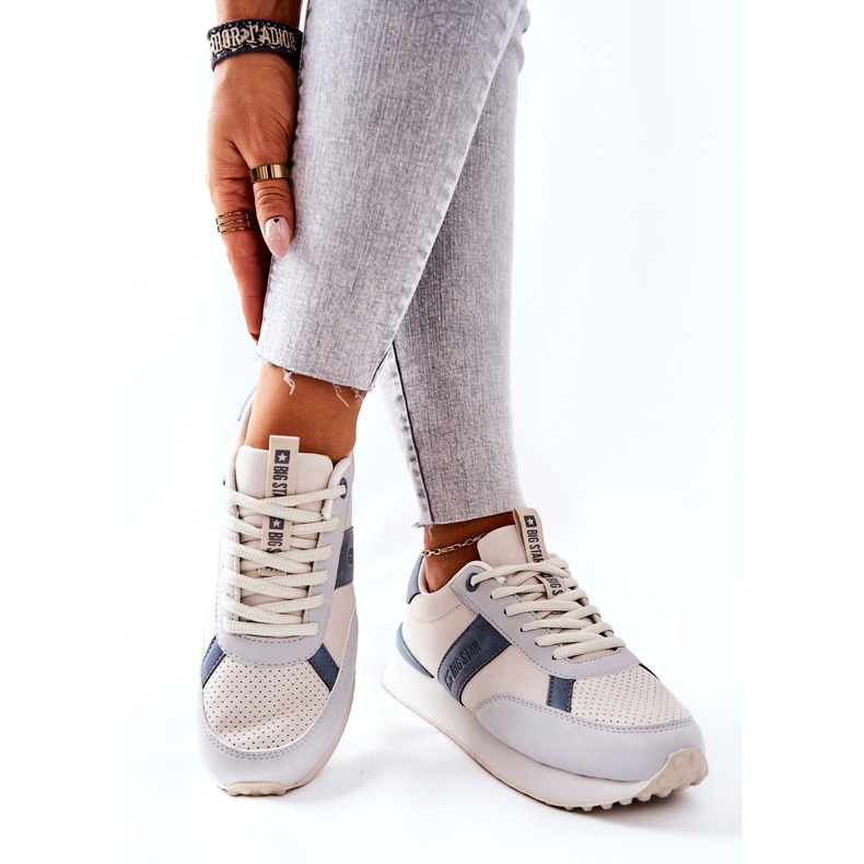 Pantofi sport Memory Foam Big Star II274397 Gri-Albastru 1