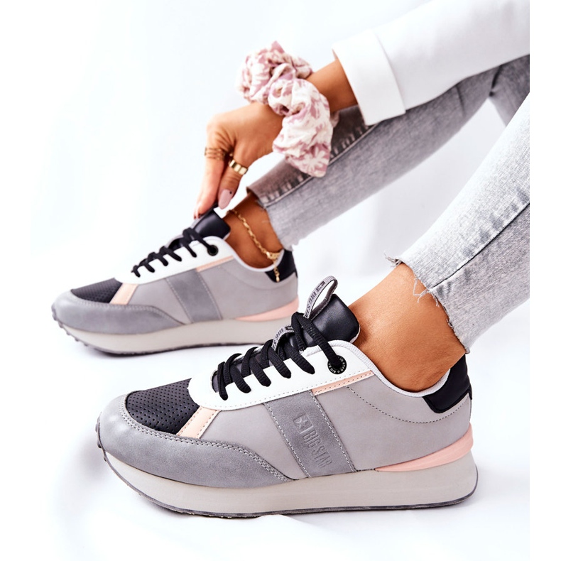 Încălțăminte sport Foam de memorie Big Star II274398 Gri-Negru 2