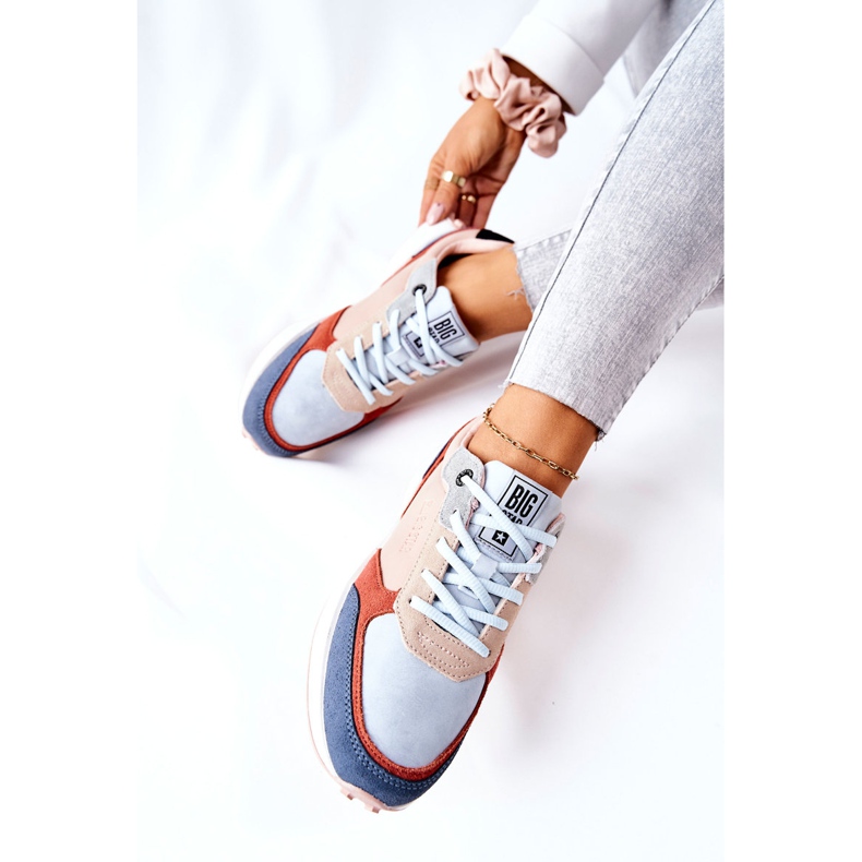 Încălțăminte sport Foam de memorie Big Star II274401 Bej-Albastru 2