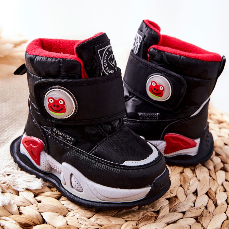 PJ2 Cizme de zăpadă pentru copii Cizme Black Frenzie negru 2 PJ2 Cizme de zăpadă pentru copii Cizme Black Frenzie negru 2