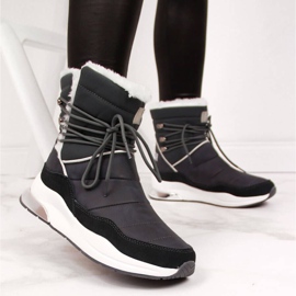 Cizme de zăpadă izolate gri Big Star W II274281 1