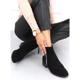 Cizme din piele de căprioară Isabel negru 1