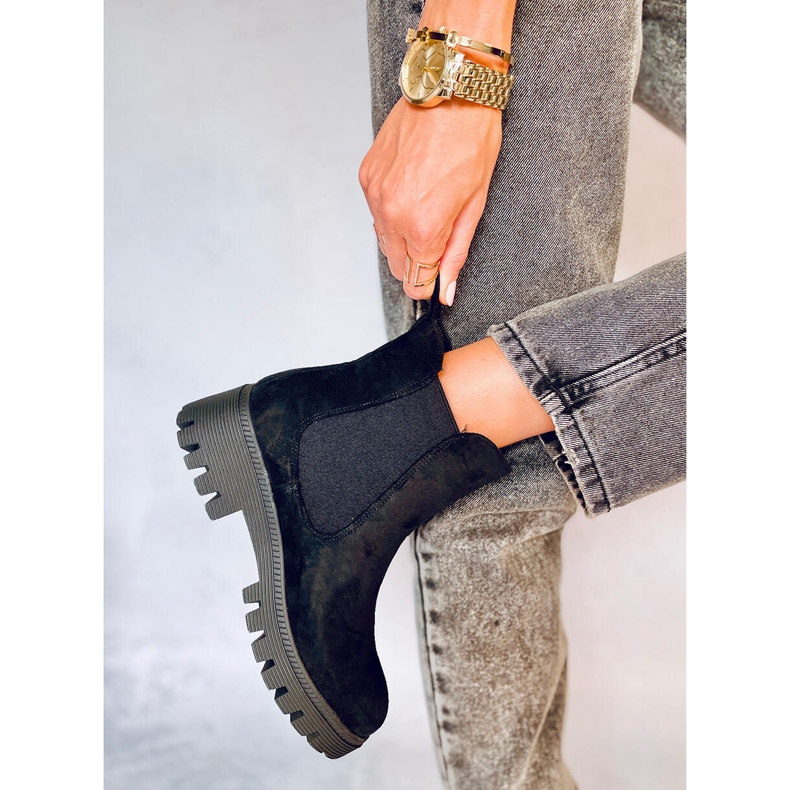 Cizme Chelsea pentru femei Nasty Black negru 2 Cizme Chelsea pentru femei Nasty Black negru 2
