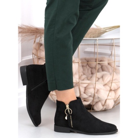 Cizme de damă Chelsea Viki Black negru 2