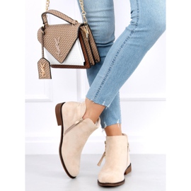 Cizme de damă Chelsea Viki Beige bej 1