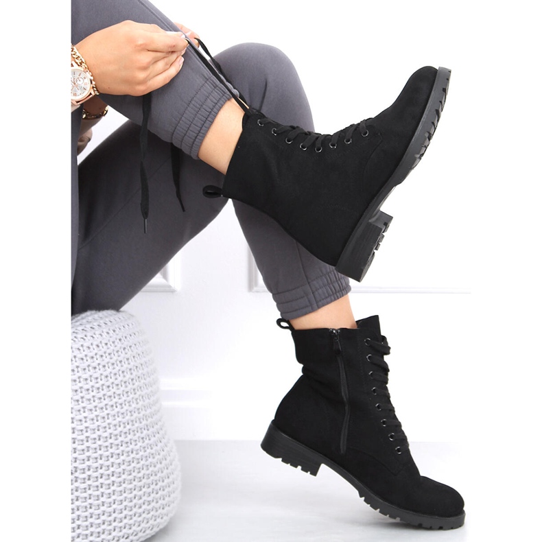 Muncitori cu cordon de la Bente Black negru 2