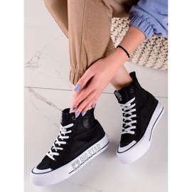 Adidași pentru femei Big Star II274012 negru 2