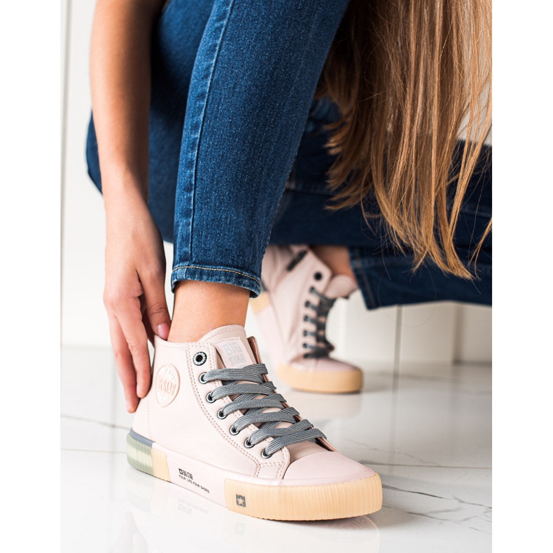 Adidași pentru femei Big Star II274138 roz 2