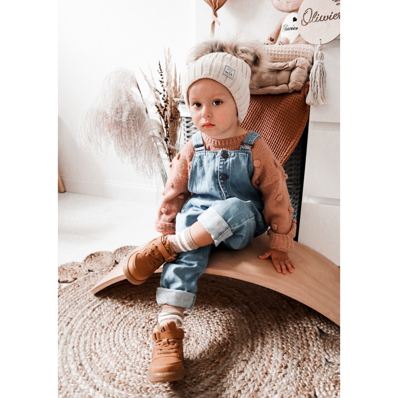 PA1 Încălțăminte sport încălțăminte pentru copii Camel Clafi maro 2