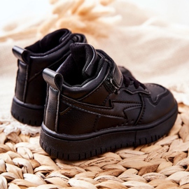 FR1 Pantofi sport inalti pentru copii Negri Bartnie negru 2