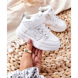 FR1 Pantofi sport inalti pentru copii Bartnie alb 2