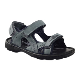 Sandale elastice Ren But 4256 gri multicolor 5