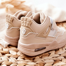 FR1 Încălțăminte sport din piele pentru copii Marisa bej alb 1