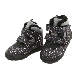 Cizme impermeabile cu trandafir roz TE-POR Mazurek 1360 gri 3 Cizme impermeabile cu trandafir roz TE-POR Mazurek 1360 gri 3