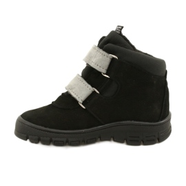 Cizme impermeabile negre cu velcro Mazurek 1360 negru gri 2 Cizme impermeabile negre cu velcro Mazurek 1360 negru gri 2