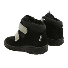 Cizme impermeabile negre cu velcro Mazurek 1360 negru gri 3 Cizme impermeabile negre cu velcro Mazurek 1360 negru gri 3