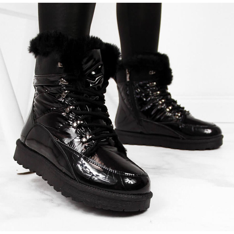 Ghete de zăpadă izolate Potocki W WOL27A negru 1