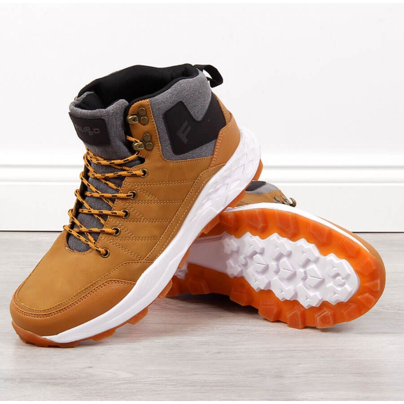 Cizme de drumeție Filippo M PAW295B Camel maro 1