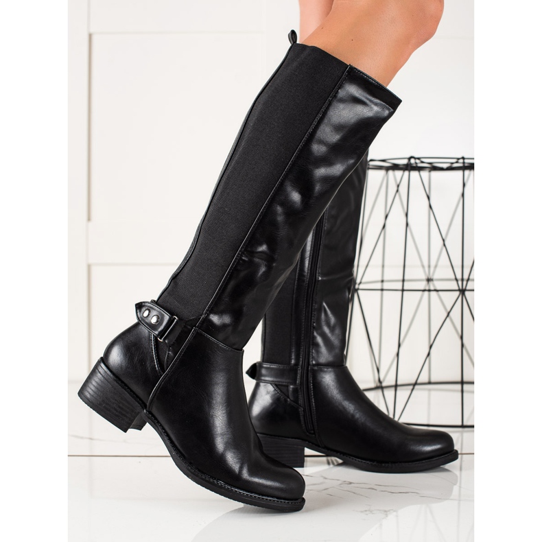 Small Swan Ghete clasice cu izolație negru 2