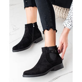 J. Star Cizme calde clasice negru 1