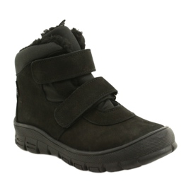 Cizme impermeabile negre cu velcro Mazurek 1360 negru 1 Cizme impermeabile negre cu velcro Mazurek 1360 negru 1