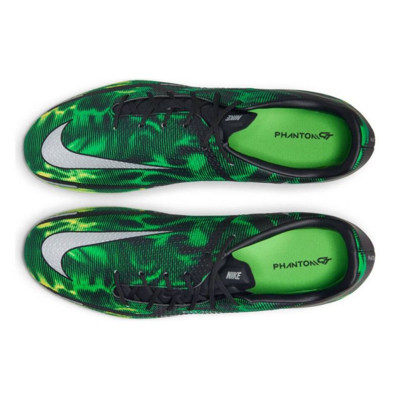 Pantof de fotbal Nike Phantom GT2 Academy Sw Ag M DM0718-003 multicolor verde 2