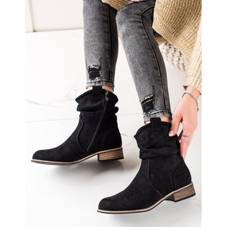 Evento Vaquere negre la modă negru 1