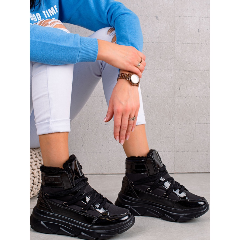 Cizme de zăpadă pentru femei Big Star II274311 negru 1