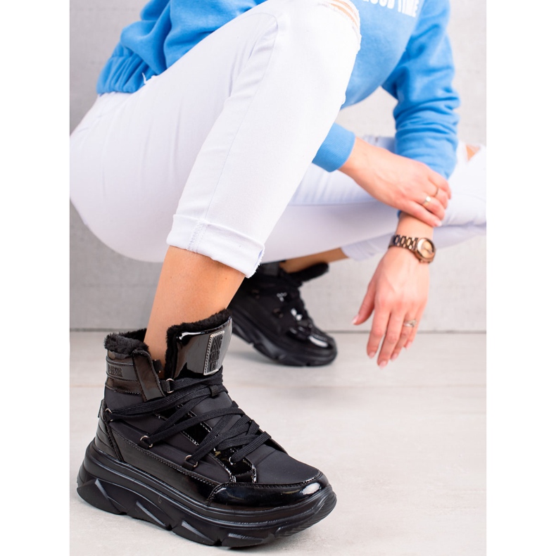 Cizme de zăpadă pentru femei Big Star II274311 negru 2