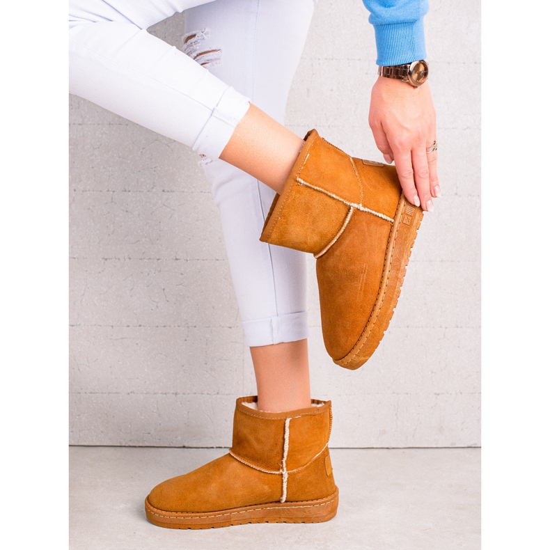 Cizme de zăpadă pentru femei Big Star II274441 maro 2