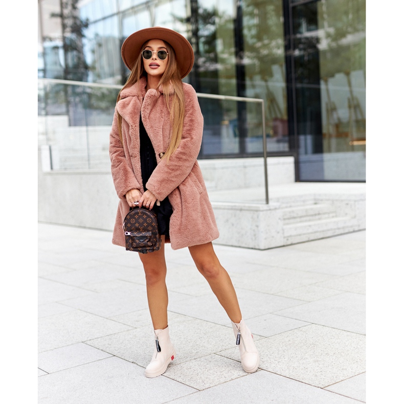 PS1 Cizme de damă pe platformă Beige Charlee bej 1