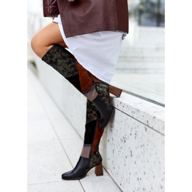 Cizme maro Maciejka cu fermoar 05240-02 negru 1 Cizme maro Maciejka cu fermoar 05240-02 negru 1