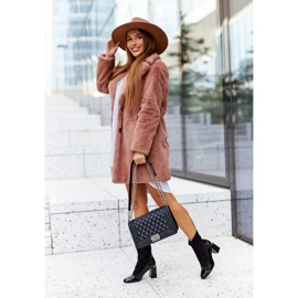 Cizme de piele pe un post Laura Messi negru 2262 1