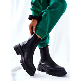 Cizme negre Hallam negre Jodhpur negru 2