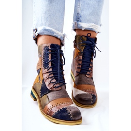 Cizme Jodhpur din piele multicoloră Maciejka 05095-39 1 Cizme Jodhpur din piele multicoloră Maciejka 05095-39 1