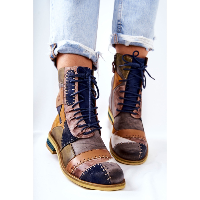 Cizme Jodhpur din piele multicoloră Maciejka 05095-39 1 Cizme Jodhpur din piele multicoloră Maciejka 05095-39 1