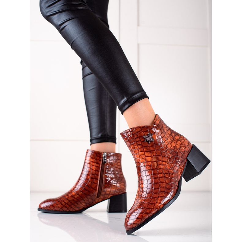 Filippo Cizme elegante cu izolație maro 1