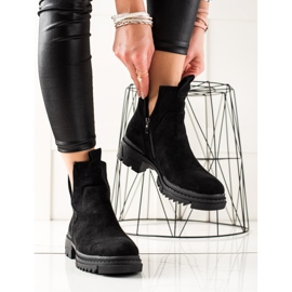 W. Potocki Genti de piele intoarsa decupate negru 2 W. Potocki Genti de piele intoarsa decupate negru 2