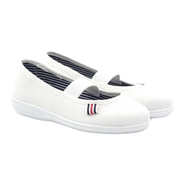 Papuci pentru fete Czech Befado 274X013 alb 4