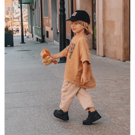 PA1 Pantofi sport cu izolație înaltă pentru copii, negru Clafi 6