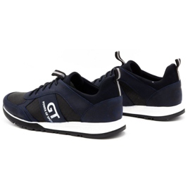 Polbut Pantofi sport bărbătesc din piele 2111PLB, bleumarin albastru 5