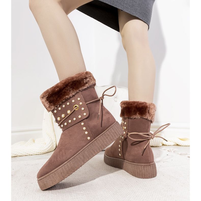 Cizme de zapada dama roz Almendra 1