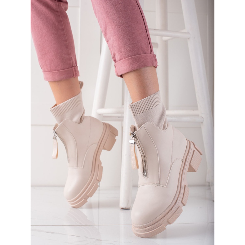 Bestelle Muncitori cu fermoar bej 1