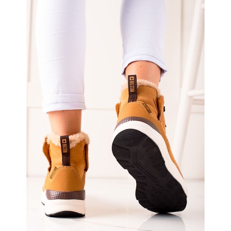 Cizme de zapada dama Big Star II274262 maro galben 1 Cizme de zapada dama Big Star II274262 maro galben 1