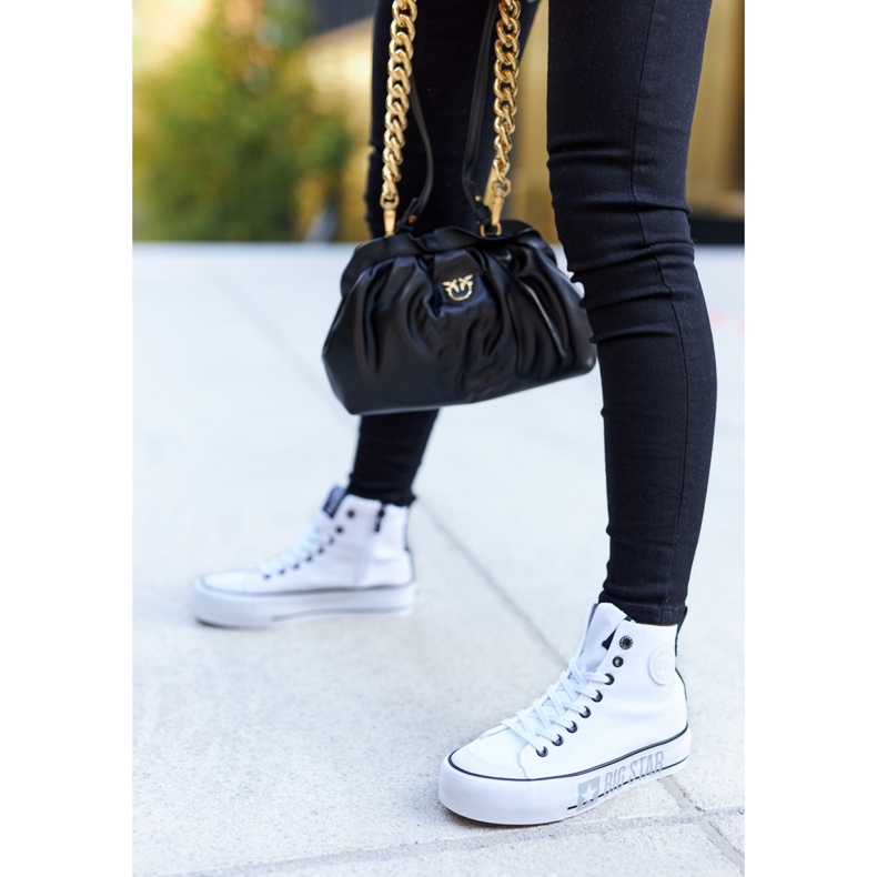 Big Star Adidași înalți pe marea stea II274014 platformă albă 2