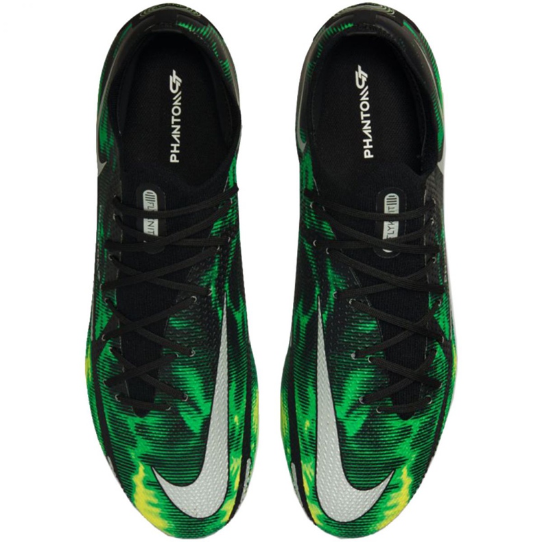 Pantofi de fotbal Nike Phantom GT2 Pro Fg Sw M DM0734 003 multicolor verde 1