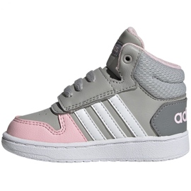 Pantofi Adidas Hoops Mid 2.0 I Jr GZ7779 alb 2