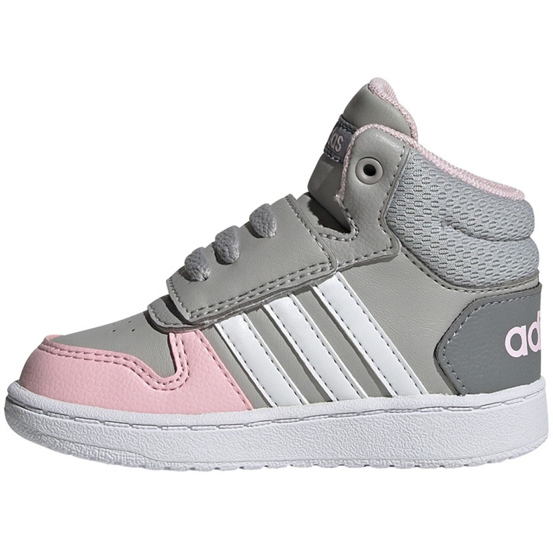 Pantofi Adidas Hoops Mid 2.0 I Jr GZ7779 alb 2