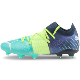 Ghete de fotbal Puma Futura Z 1.2 Fg Ag M 106476 03 bleumarin, multicolor verde 2