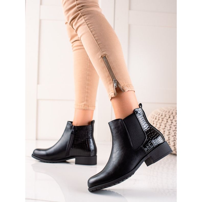 Queen Vivi Botine casual negru 2